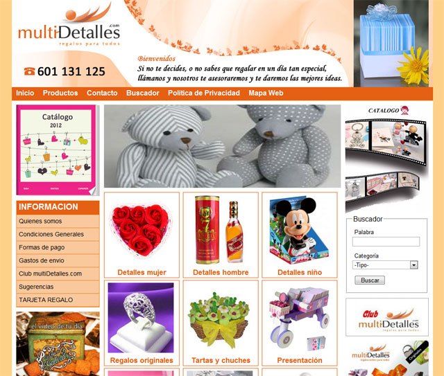 MultiDetalles ya dispone de una creativa pgina web con tienda on-line, Foto 1