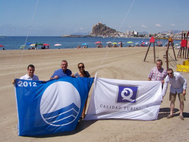 Seis Banderas Azules y tres Q de Calidad certifican la excelencia de los servicios turísticos de Águilas - 2, Foto 2