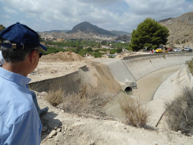El canal del trasvase Tajo-Segura comienza a recibir agua del baipás de Ulea - 1, Foto 1