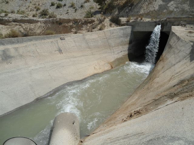 El canal del trasvase Tajo-Segura comienza a recibir agua del baipás de Ulea - 4, Foto 4