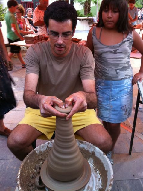Los alfareros de Totana acercan a los niños a las técnicas tradicionales de tratamiento del barro - 3, Foto 3