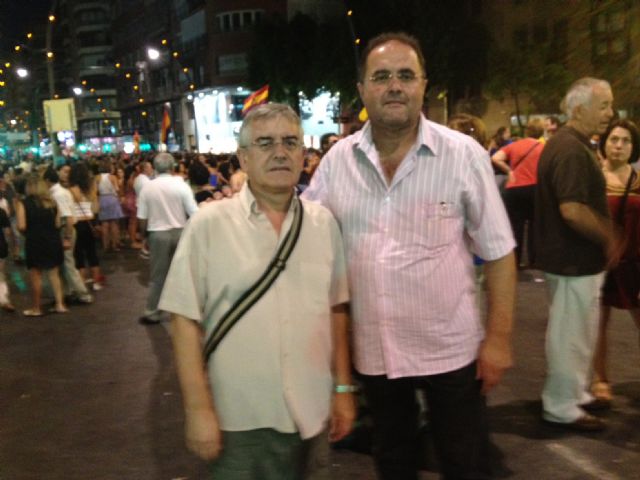 Los concejales del Grupo Municipal de Izquierda Unida Verdes asistieron a la manifestación en Murcia contra los recortes - 1, Foto 1
