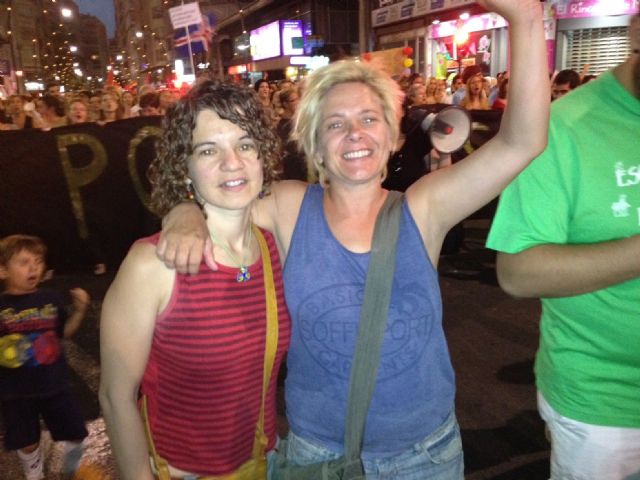 Los concejales del Grupo Municipal de Izquierda Unida Verdes asistieron a la manifestación en Murcia contra los recortes - 2, Foto 2