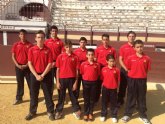 La Escuela de Tauromaquia de tentaderos y con uniforme de estreno