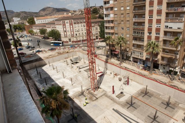 A finales de agosto empezarán a hormigonar tramos del forjado del parking de la Avenida de América - 2, Foto 2