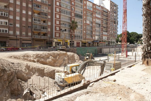 A finales de agosto empezarán a hormigonar tramos del forjado del parking de la Avenida de América - 4, Foto 4