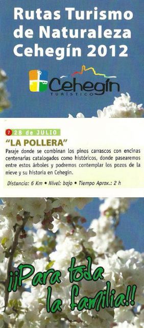 La séptima ruta familiar de naturaleza se adentrará en el paraje de La Pollera - 1, Foto 1