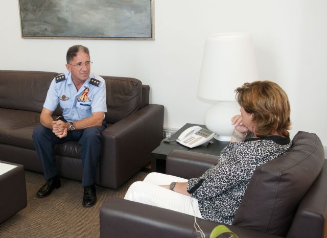 El nuevo coronel de la AGA asegura que se coordinarán con el aeropuerto de Corvera - 1, Foto 1