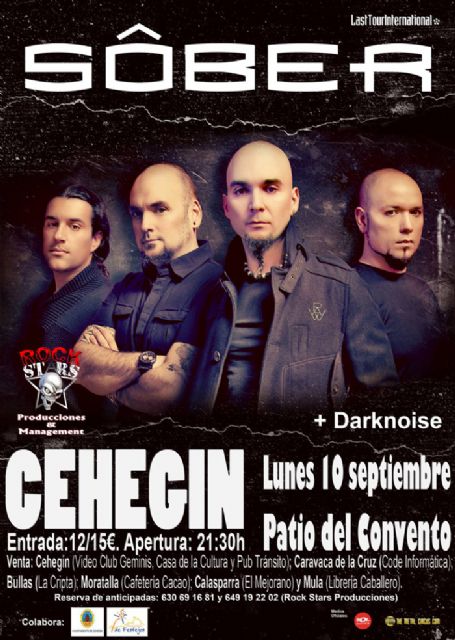 Sôber actuará en Cehegín, el 10 de septiembre - 1, Foto 1