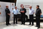 La Diócesis de Cartagena dona una furgoneta a Cáritas de Lorca para colaborar con los proyectos de ayuda a los damnificados de los terremotos