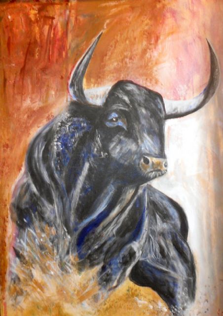 Juan Corbalán muestra la dimensión del toro bravo, en su exposición 'Bureles' - 5, Foto 5