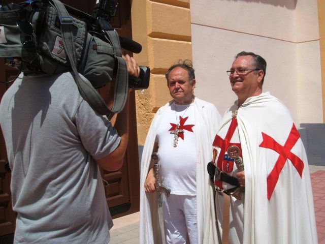 La televisión regional Canal 7 ultima un amplio reportaje de la X Guardia Templaria - 1, Foto 1