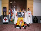 Banderas de treinta municipios de la Regin forman la Guardia Templaria de honor a la Patrona de Jumilla