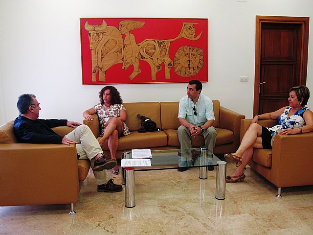 Manuel Campos se reúne con miembros del grupo Independientes Unidos por el Municipio de Abanilla - 1, Foto 1