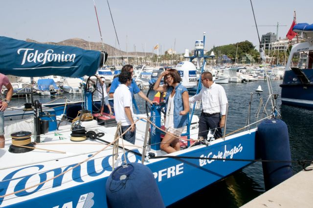 El Volvo Open 70 de Telefónica deslumbra en Cartagena - 3, Foto 3