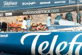 El Volvo Open 70 de Telefónica deslumbra en Cartagena