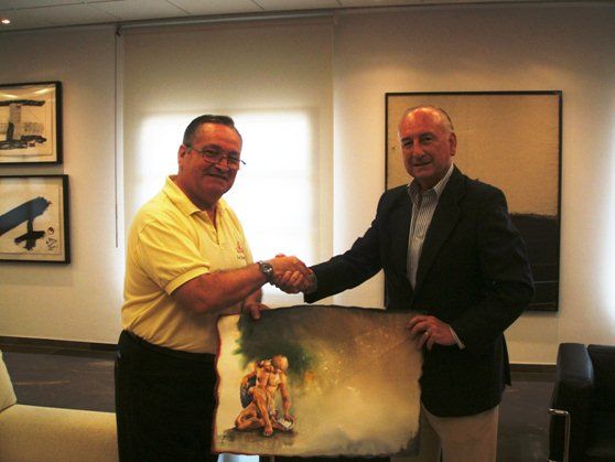 Arte templario jumillano para el presidente de la Autoridad Portuaria de Valencia - 1, Foto 1