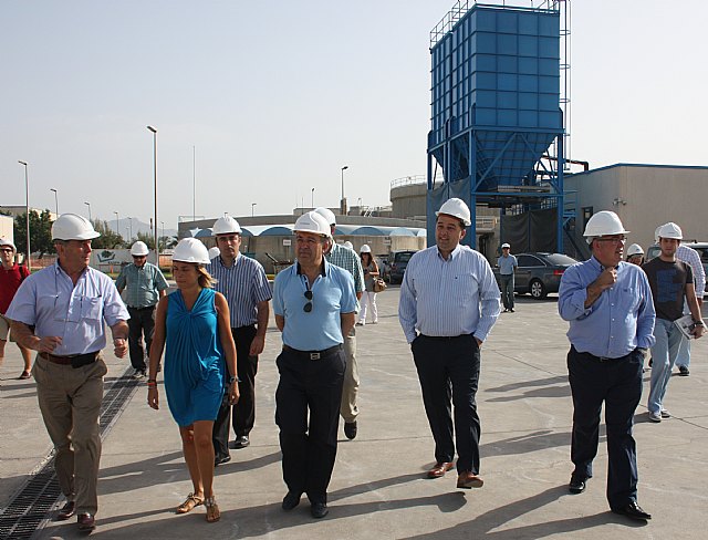 Cerdá destaca el doble beneficio, económico y medioambiental, que aportará la generación de electricidad en la depuradora Murcia Este - 1, Foto 1