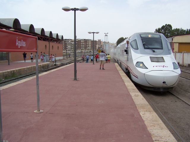 Llega a Águilas el primer Tren de Alta Velocidad en viaje regular con viajeros desde Madrid - 1, Foto 1