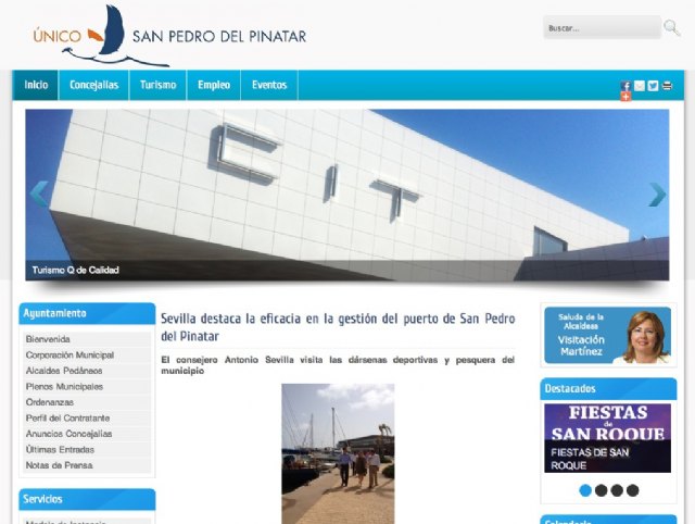 La nueva web municipal registra más de 15.600 visitas desde su puesta en marcha en julio - 1, Foto 1