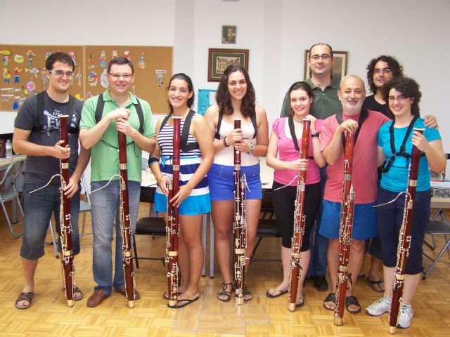 Estudiantes de música realizan en Águilas un curso especializado en fagot - 1, Foto 1