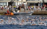 El totanero José Miguel Cano Guerao participó en la 1ª travesia a nado de Cabo de Palos