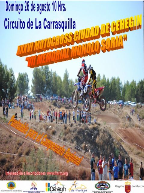 La Carrasquilla acoge este domingo el Motocross ´Ciudad de Cehegín´ - 1, Foto 1