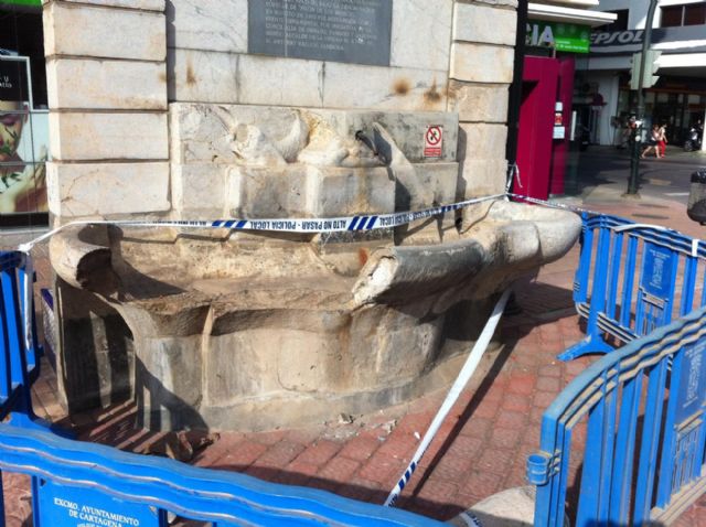 Entre dos y tres meses se empleará en la restauración del Pilón de los Burros - 1, Foto 1