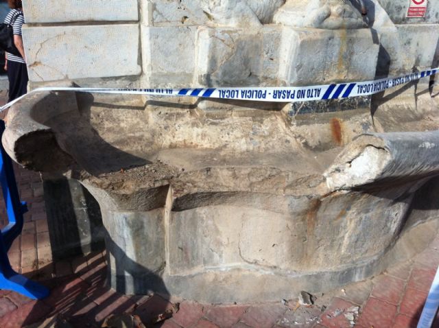 Entre dos y tres meses se empleará en la restauración del Pilón de los Burros - 2, Foto 2