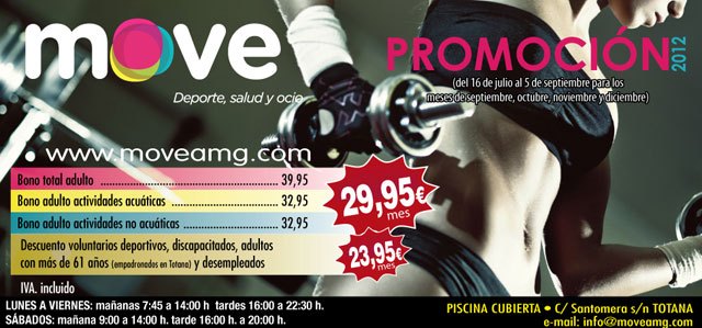 La piscina cubierta climatizada de Totana entra en funcionamiento, con todas sus actividades, a partir del próximo lunes, día 3 de septiembre, Foto 2