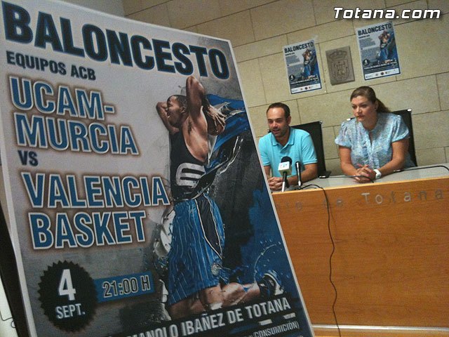 El Pabellón Municipal “Manolo Ibáñez” acoge mañana el partido de baloncesto entre el UCAM Murcia y el Valencia Basket, Foto 2