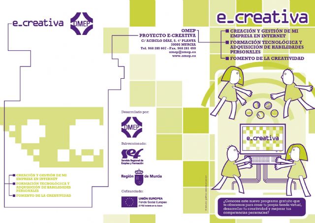 El próximo 20 de septiembre se impartirá de forma gratuita el taller E-Creativa para empezar, Foto 1
