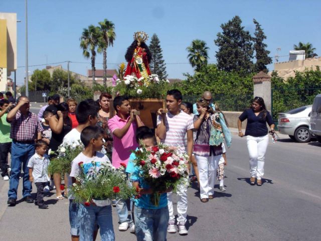 La Virgen de Chilla sale en procesión este sábado, de El Albujón a La Aljorra - 1, Foto 1