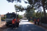 La Dirección General de Carreteras está acometiendo trabajos de limpieza y desbroce de los arcenes y limpieza de cunetas en las carreteras de C-7 y C-8