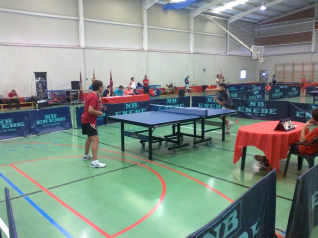 Tenis de mesa. Open Ciudad de Lorca. XXXIV edición de los Juegos del Guadalentín, Foto 1