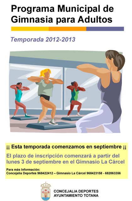 The Municipal Program Adult Gymnastics this year offering fitness, particularly for the spine and for the elderly and disabled, Foto 1