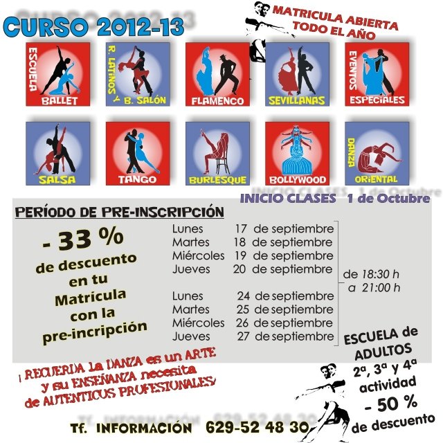 The School of Dance MANOLI CÁNOVAS registration period opens for the new course, Foto 2