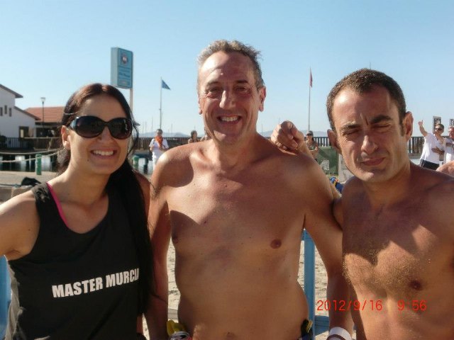 El totanero Jose Miguel Cano particip en la 9ª edicin de la Travesa del Mar Menor 