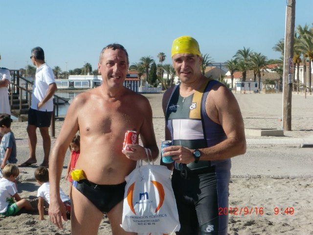 El totanero Jose Miguel Cano particip en la 9ª edicin de la Travesa del Mar Menor 