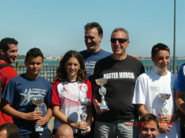 El totanero Jose Miguel Cano particip en la 9ª edicin de la Travesa del Mar Menor 