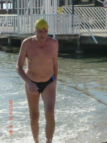 El totanero Jose Miguel Cano particip en la 9ª edicin de la Travesa del Mar Menor 