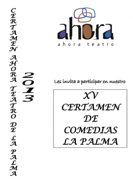 Abierto el plazo para participar en el XV Certamen de Comedias de La Palma - 1, Foto 1