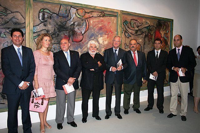 El presidente Valcárcel inaugura el nuevo espacio dedicado a la obra de Cristóbal Gabarrón en la Casa Pintada de Mula - 2, Foto 2