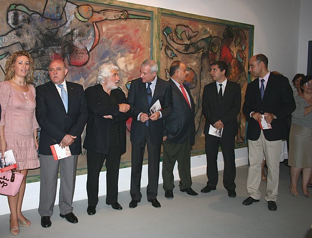 El presidente Valcárcel inaugura el nuevo espacio dedicado a la obra de Cristóbal Gabarrón en la Casa Pintada de Mula - 4, Foto 4