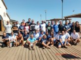 El totanero Jose Miguel Cano participó en la 9ª edición de la Travesía del Mar Menor 'Isla Perdiguera - Los Alcázares'