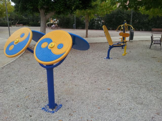 El jardn Paco Rabal cuenta con nuevos aparatos gimnsticos, Foto 1