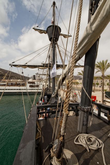 Una réplica de la Nao Victoria transporta al cartagenero al siglo XVI - 4, Foto 4