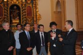 El subsecretario de Fomento y el delegado del Gobierno visitan la iglesia de San Mateo de Lorca al concluir las obras de restauración