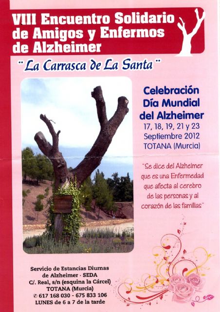 Finalizan mañana los actos conmemorativos del Día Mundial del Alzheimer con el homenaje a familiares y enfermos en la convivencia - 1, Foto 1