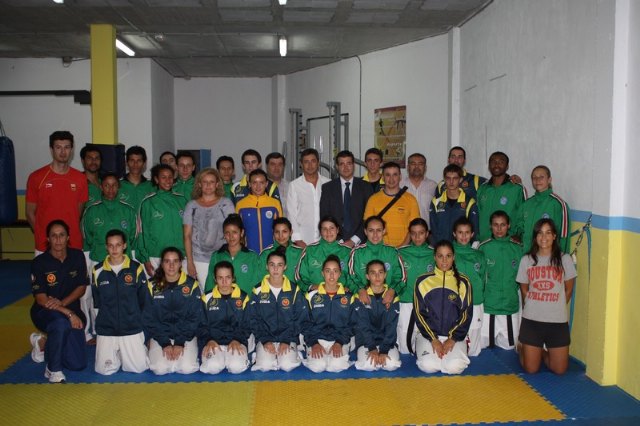 La selección olimpica colombiana de taekwondo visita Torre-Pacheco - 1, Foto 1